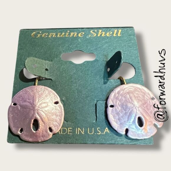 Bundle Sale 3 for $15 | Genuine Shell Clip-On Earrings – 3/4 Inch - Picture 3 of 6